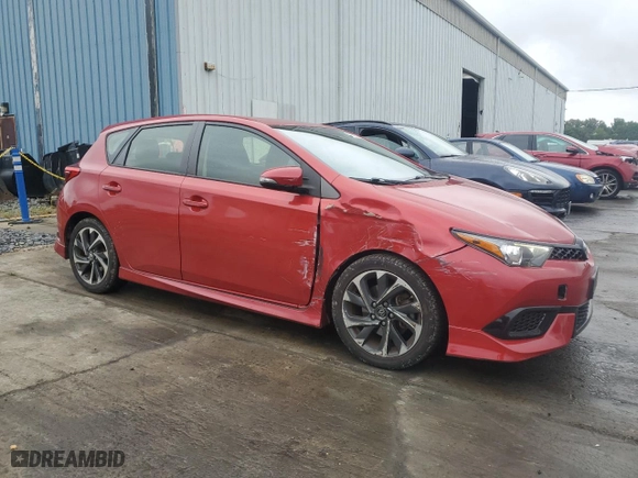 2017 Toyota Corolla iM with VIN JTNKARJE6HJ540877, listed as a Copart auction lot 73573084 with 53,596 mi miles and Salvage Title. Bid and sale history available at carsss.com. Image 4.