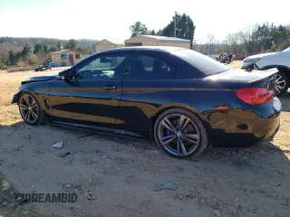 2016 BMW 4 Series 435i with VIN WBA3T3C55G5A41525, listed as a Copart auction lot 85634234 with 107,004 mi miles and Salvage title. Bid and sale history available at DreamBid. Image 2.