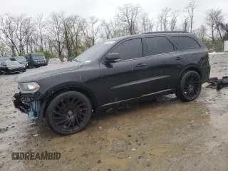 2017 Dodge Durango R/T with VIN 1C4SDJCT8HC664923, listed as a Copart auction lot 52439475 with 139,831 mi miles and Salvage title. Bid and sale history available at DreamBid. Image 1.