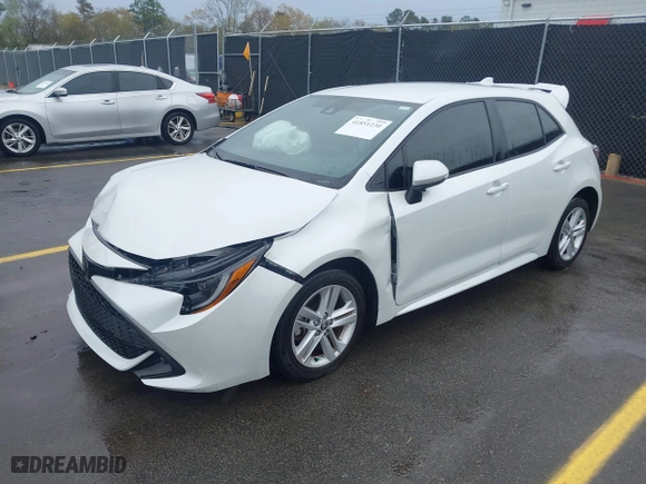 2022 Toyota Corolla Hatchback SE with VIN JTND4MBE2N3182758, listed as a IAAI auction lot 41851230 with 13,471 mi miles. Bid and sale history available at carsss.com. Image 17.