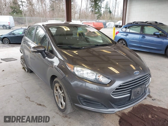 2016 Ford Fiesta SE with VIN 3FADP4EJ0GM150290, listed as a IAAI auction lot 41802899 with 126,778 mi miles. Bid and sale history available at carsss.com. Image 1.