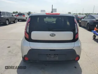 2015 Kia Soul with VIN KNDJN2A26F7796352, listed as a Copart auction lot 53235535 with 0 mi miles and Salvage Title. Bid and sale history available at carsss.com. Image 6.