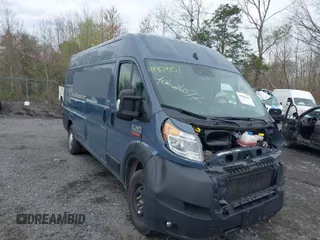 2022 Ram ProMaster Cargo with VIN 3C6MRVJG6NE116857, listed as a IAAI auction lot 41964101 with 39,863 mi miles and . Bid and sale history available at DreamBid. Image 1.