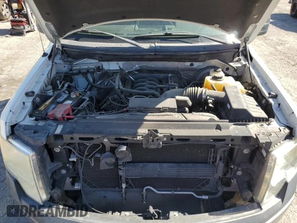 2013 Ford F-150 XL with VIN 1FTNF1CF8DKG10829, listed as a Copart auction lot 55167525 with 104,110 mi miles and Salvage title. Bid and sale history available at DreamBid. Image 11.