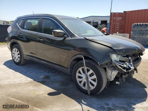 2016 Nissan Rogue SV with VIN 5N1AT2MV9GC746450, listed as a Copart auction lot 53199695 with 145,326 mi miles and Salvage Title. Bid and sale history available at carsss.com. Image 4.