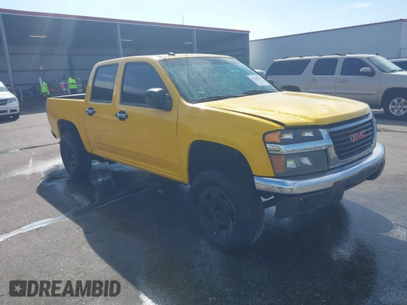 2012 GMC Canyon SLE1 with VIN 1GTH6MFEXC8142583, listed as a IAAI auction lot 41465963 with 276,053 mi miles. Bid and sale history available at carsss.com. Image 1.