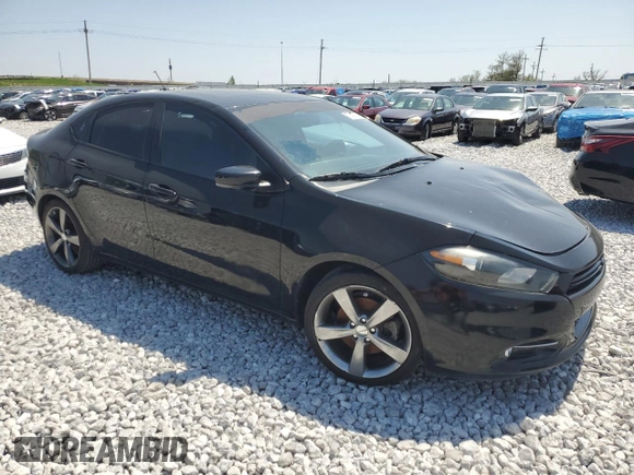 2014 Dodge Dart GT with VIN 1C3CDFEBXED866761, listed as a Copart auction lot 76047754 with 113,311 mi miles and Salvage title. Bid and sale history available at DreamBid. Image 4.