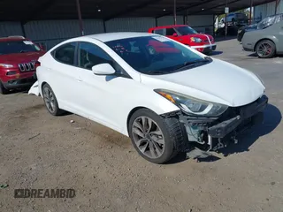 2015 Hyundai Elantra SE z VIN 5NPDH4AE4FH652532, wystawiony jako IAAI lot #42455553 z przebiegiem 106 466 mil mil oraz . Historia ofert i sprzedaży dostępna na DreamBid. Obrazek 1.