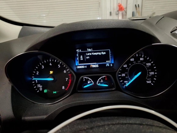 2019 Ford Escape Titanium with VIN 1FMCU9J94KUA02845, listed as a Copart auction lot 52096895 with 69,689 mi miles and Salvage Title. Bid and sale history available at carsss.com. Image 9.