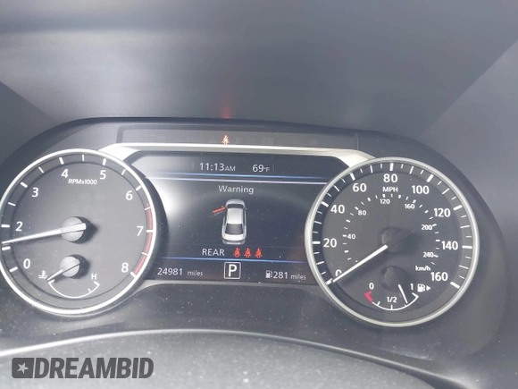 2020 Nissan Sentra SV with VIN 3N1AB8CV6LY215500, listed as a IAAI auction lot 41778106 with 24,981 mi miles and . Bid and sale history available at DreamBid. Image 7.