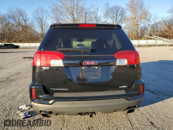 2017 GMC Terrain SLE with VIN 2GKFLTE39H6234599, listed as a Copart auction lot 80456124 with 24,277 mi miles and Salvage Title. Bid and sale history available at carsss.com. Image 6.