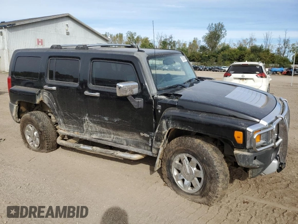 2008 Hummer H3 SUV Luxury with VIN 5GTEN43E988197052, listed as a Copart auction lot 73338734 with 142,696 mi miles and Clean Title. Bid and sale history available at carsss.com. Image 4.