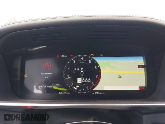 2019 Land Rover Range Rover Sport HSE Dynamic with VIN SALWV2SV0KA420637, listed as a IAAI auction lot 41484130 with 91,449 mi miles. Bid and sale history available at carsss.com. Image 7.