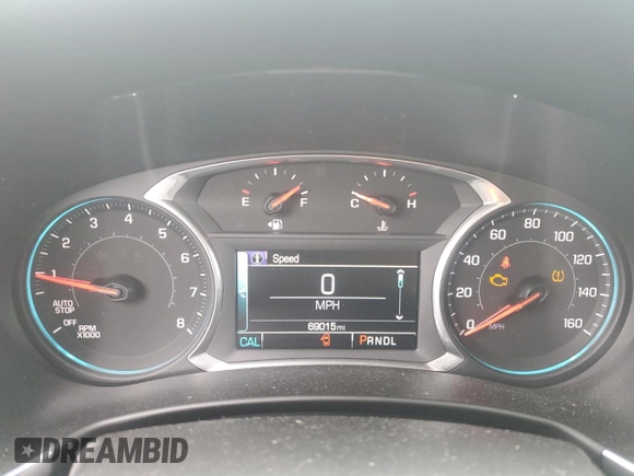 2018 Chevrolet Equinox LT with VIN 2GNAXJEV9J6126450, listed as a Copart auction lot 61061315 with 69,015 mi miles and Salvage title. Bid and sale history available at DreamBid. Image 9.