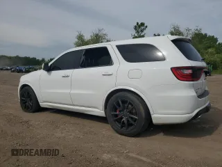 2018 Dodge Durango SRT with VIN 1C4SDJGJ3JC341670, listed as a Copart auction lot 58412575 with 82,936 mi miles and Salvage title. Bid and sale history available at DreamBid. Image 2.