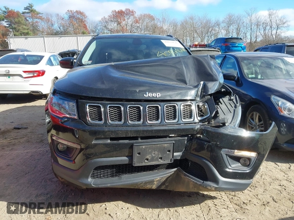 2019 Jeep Compass Latitude with VIN 3C4NJDBB6KT593734, listed as a IAAI auction lot 40871646 with 84,197 mi miles and . Bid and sale history available at DreamBid. Image 12.