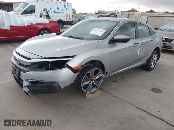 2016 Honda Civic Sedan LX with VIN 19XFC2F54GE068660, listed as a IAAI auction lot 41879984 with 34,144 mi miles. Bid and sale history available at carsss.com. Image 19.