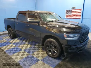 2021 Ram 1500 Big Horn with VIN 1C6SRFFT7MN584156, listed as a Copart auction lot 87640825 with 89,551 mi miles and Clean Title. Bid and sale history available at carsss.com. Image 4.