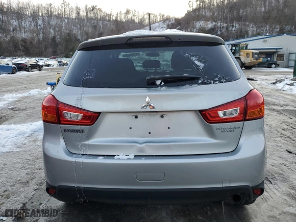 2015 Mitsubishi Outlander Sport ES with VIN 4A4AR3AU9FE061624, listed as a Copart auction lot 41739825 with 169,221 mi miles and Salvage Title. Bid and sale history available at carsss.com. Image 6.