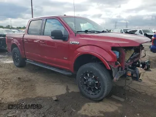 2017 Ford F-150 XL with VIN 1FTEW1EP1HFA32660, listed as a Copart auction lot 61466995 with 213,950 mi miles and Salvage title. Bid and sale history available at DreamBid. Image 4.