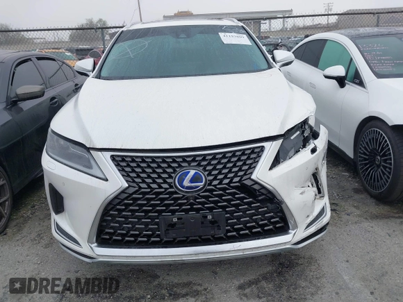 2022 Lexus RX with VIN JTJHGKFA6N2027366, listed as a IAAI auction lot 41193809 with 110,528 mi miles. Bid and sale history available at carsss.com. Image 12.