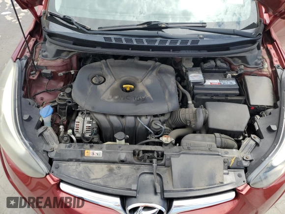 2016 Hyundai Elantra SE with VIN 5NPDH4AE6GH759826, listed as a Copart auction lot 64439635 with 57,043 mi miles and Salvage title. Bid and sale history available at DreamBid. Image 11.