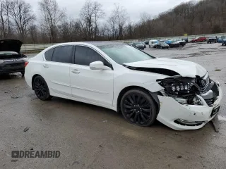 2016 Acura RLX Advance Pkg with VIN JH4KC1F97GC001116, listed as a Copart auction lot 86810424 with 135,029 mi miles and Salvage Title. Bid and sale history available at carsss.com. Image 4.