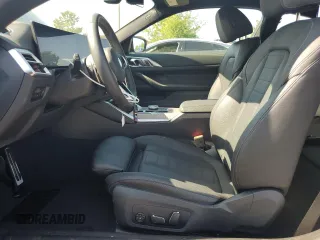 2025 BMW 4 Series 430i with VIN WBA43DA02SCT09580, listed as a Copart auction lot 61768505 with 3,051 mi miles and Salvage title. Bid and sale history available at DreamBid. Image 7.