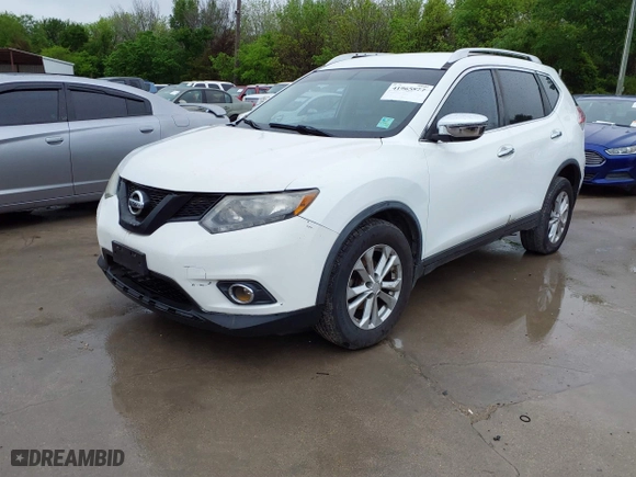 2016 Nissan Rogue SV with VIN KNMAT2MT7GP620101, listed as a IAAI auction lot 41965877 with 100,145 mi miles. Bid and sale history available at carsss.com. Image 17.