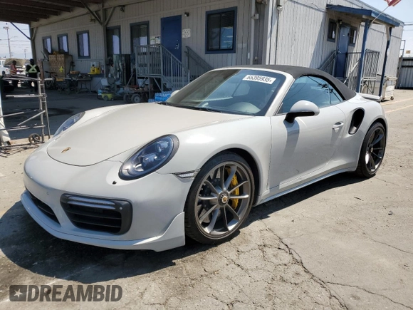 2018 Porsche 911 Turbo with VIN WP0CD2A93JS162091, listed as a Copart auction lot 65395935 with 13,549 mi miles and Salvage title. Bid and sale history available at DreamBid. Image 1.