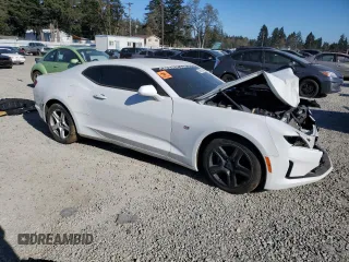 2019 Chevrolet Camaro 1LT with VIN 1G1FB1RX0K0132990, listed as a Copart auction lot 53585525 with Not provided miles and Clean title. Bid and sale history available at DreamBid. Image 4.