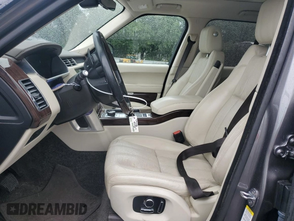 2017 Land Rover Range Rover HSE with VIN SALGS2FV2HA341048, listed as a Copart auction lot 58291295 with 135,135 mi miles and Salvage title. Bid and sale history available at DreamBid. Image 7.