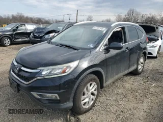 2015 Honda CR-V EX-L with VIN 2HKRM4H7XFH667125, listed as a Copart auction lot 47731145 with 134,682 mi miles and Salvage Title. Bid and sale history available at carsss.com. Image 1.