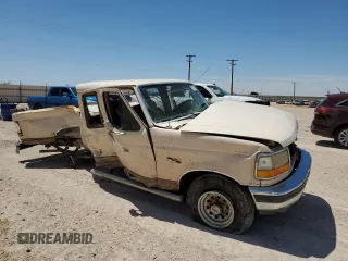 1992 Ford F-150 with VIN 1FTEX15N3NKA00727, listed as a Copart auction lot 57169714 with Not Provided miles and Salvage Title. Bid and sale history available at carsss.com. Image 4.