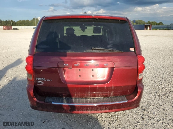 2018 Dodge Grand Caravan SE with VIN 2C4RDGBG4JR273108, listed as a Copart auction lot 78760504 with 0 mi miles and Non Repairable. Bid and sale history available at carsss.com. Image 6.