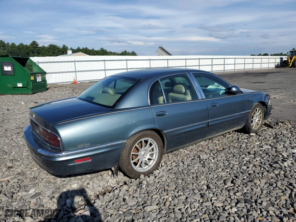 2004 Buick Park Avenue Ultra with VIN 1G4CU541X44140603, listed as a Copart auction lot 68892004 with 105830 miles and Salvage Title. Bid and sale history available at carsss.com. Image 3.
