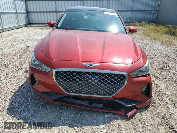 2020 Genesis G70 3.3T with VIN KMTG54LE0LU056422, listed as a Copart auction lot 71549144 with 46,683 mi miles and Non Repairable. Bid and sale history available at DreamBid. Image 5.