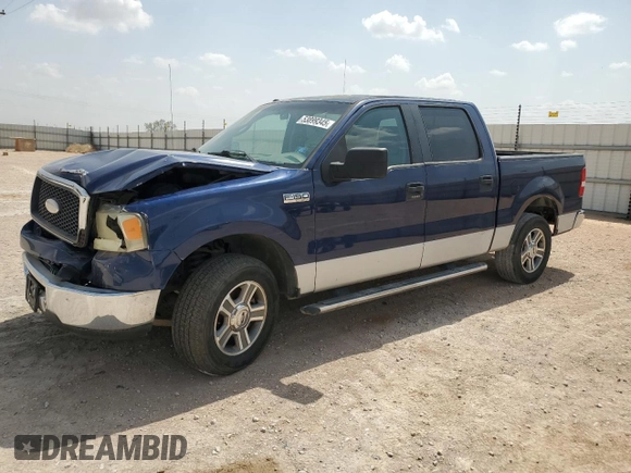 2007 Ford F-150 XLT with VIN 1FTRW12W67KC24000, listed as a Copart auction lot 53899345 with 158,657 mi miles and Salvage title. Bid and sale history available at DreamBid. Image 1.