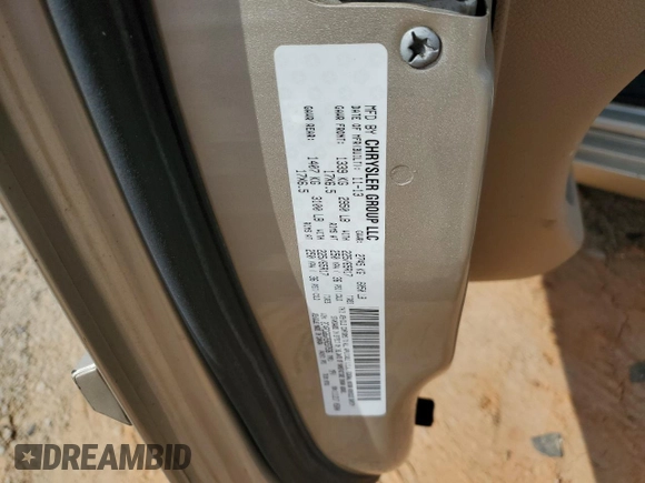2014 Dodge Grand Caravan SE 30th Anniversary with VIN 2C4RDGBG7ER237936, listed as a Copart auction lot 53322245 with 143,974 mi miles and Clean Title. Bid and sale history available at DreamBid. Image 13.