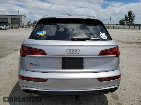 2023 Audi SQ5 Premium Plus with VIN WA1A4AFY7P2111195, listed as a Copart auction lot 50135224 with 10,436 mi miles. Bid and sale history available at carsss.com. Image 6.