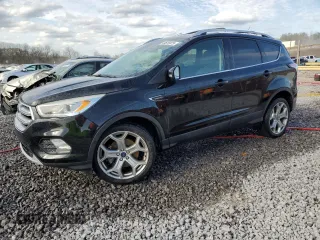 2017 Ford Escape Titanium with VIN 1FMCU0J92HUB12281, listed as a Copart auction lot 49615875 with 126,590 mi miles and Salvage Title. Bid and sale history available at carsss.com. Image 1.