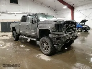 2015 GMC Sierra 2500HD Denali with VIN 1GT120E84FF194549, listed as a Copart auction lot 43583425 with 214,773 mi miles and Salvage Title. Bid and sale history available at carsss.com. Image 11.