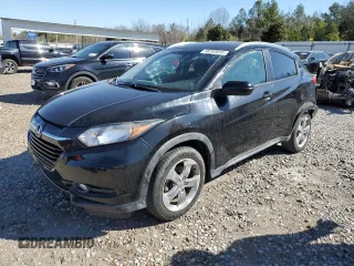 2016 Honda HR-V EX-L w/Navi with VIN 3CZRU6H74GM761423, listed as a Copart auction lot 48265645 with 129,272 mi miles and Salvage Title. Bid and sale history available at carsss.com. Image 1.