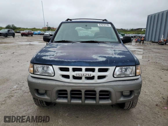 2002 Isuzu Rodeo S с VIN 4S2CK58W624340508, выставлен на аукционе Copart как лот 87872745 с пробегом 144 432 миль миль и Списание • Salvage title. История ставок и продаж доступна на DreamBid. Изображение 5.