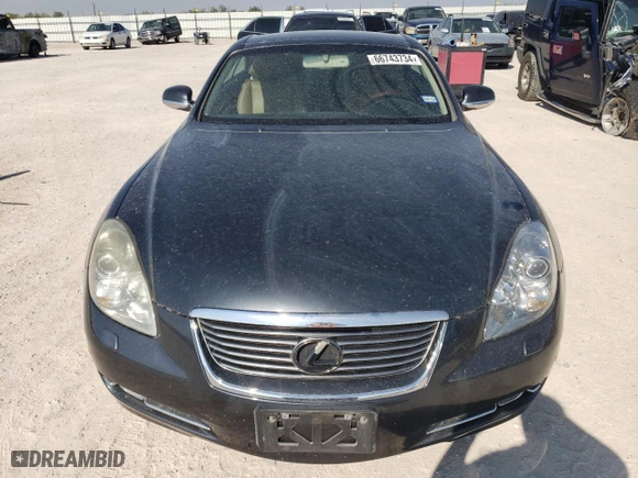 2008 Lexus SC 430 with VIN JTHFN45Y489016810, listed as a Copart auction lot 66743734 with 61,715 mi miles and Clean Title. Bid and sale history available at carsss.com. Image 5.
