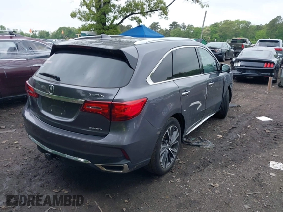 2020 Acura MDX Technology z VIN 5J8YD4H59LL033422, wystawiony jako IAAI lot #42268371 z przebiegiem 42 670 mil mil oraz . Historia ofert i sprzedaży dostępna na DreamBid. Obrazek 4.