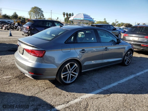 2019 Audi A3 Sedan Premium with VIN WAUAUGFFXKA086201, listed as a Copart auction lot 45059135 with NaN miles and Salvage Title. Bid and sale history available at carsss.com. Image 3.