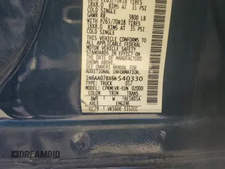 2006 Nissan Titan SE with VIN 1N6AA07BX6N540330, listed as a Copart auction lot 50526555 with 233,859 mi miles and Clean title. Bid and sale history available at DreamBid. Image 12.