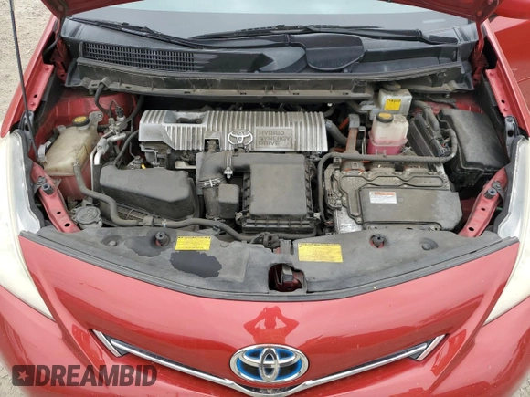 2013 Toyota Prius Two with VIN JTDZN3EU8D3282446, listed as a Copart auction lot 55699095 with 216,162 mi miles and Clean Title. Bid and sale history available at carsss.com. Image 12.