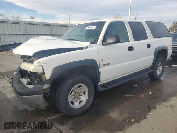 2001 Chevrolet Suburban LS with VIN 3GNGK26U31G110172, listed as a Copart auction lot 87319114 with 131,035 mi miles and Salvage Title. Bid and sale history available at carsss.com. Image 1.